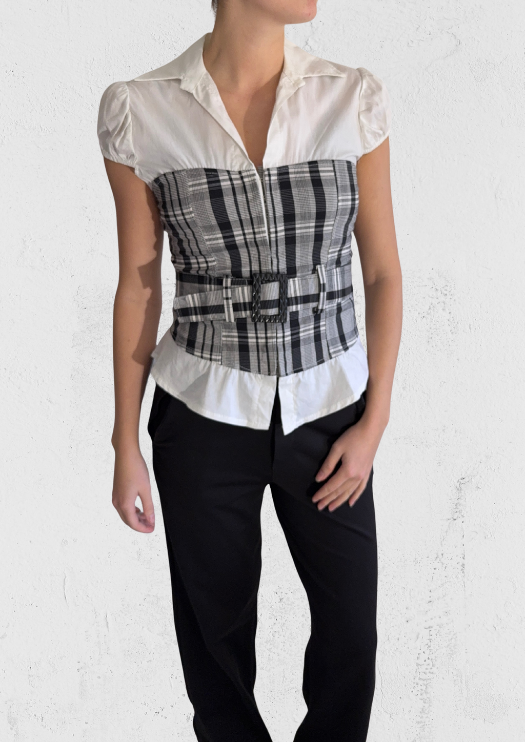 Kortermet skjorte - størrelse S/M