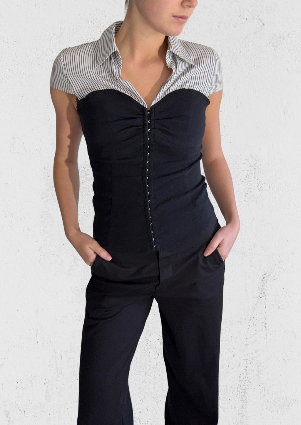 Kortermet skjorte - størrelse S/M