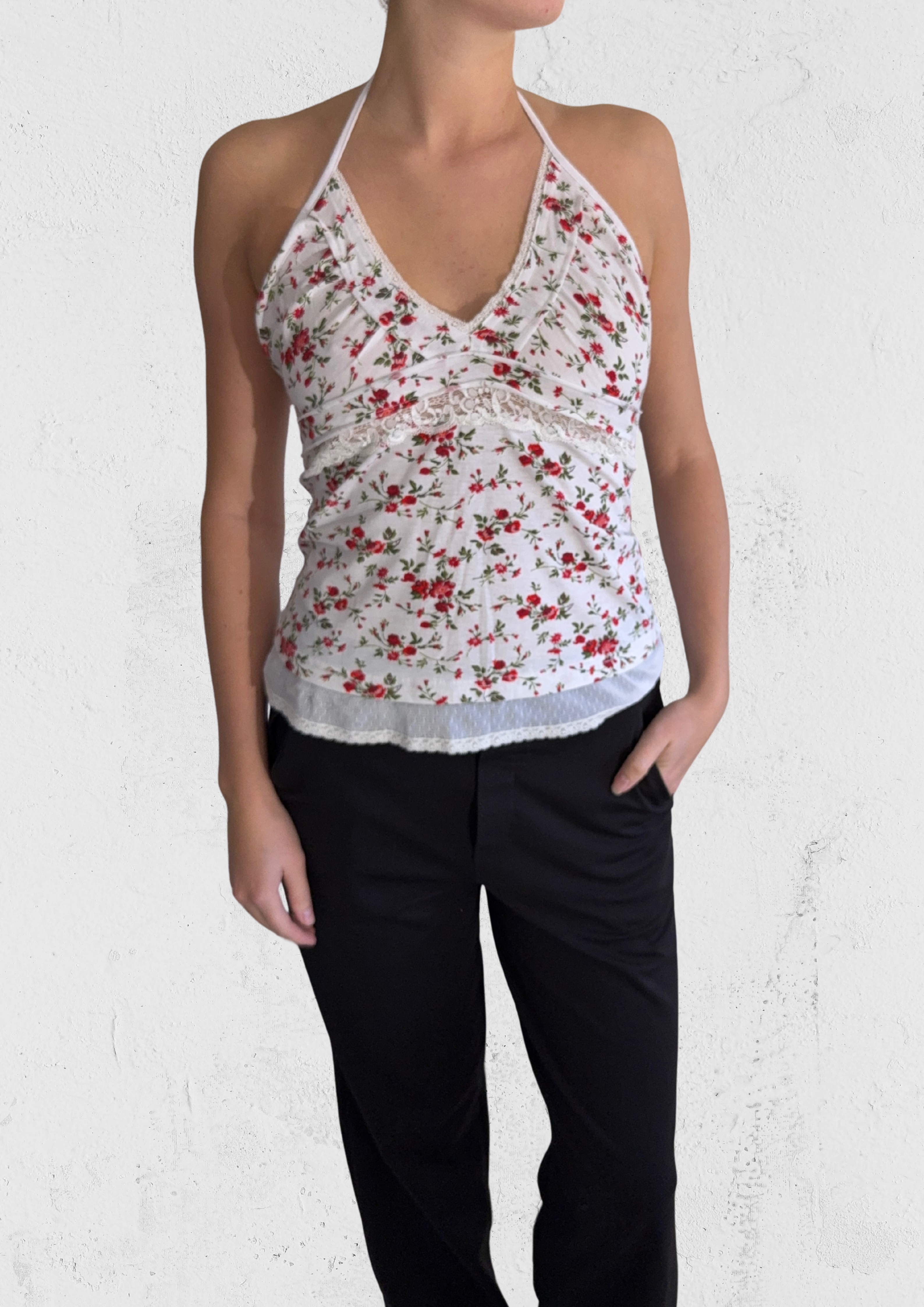 Halter topp - størrelse S/M