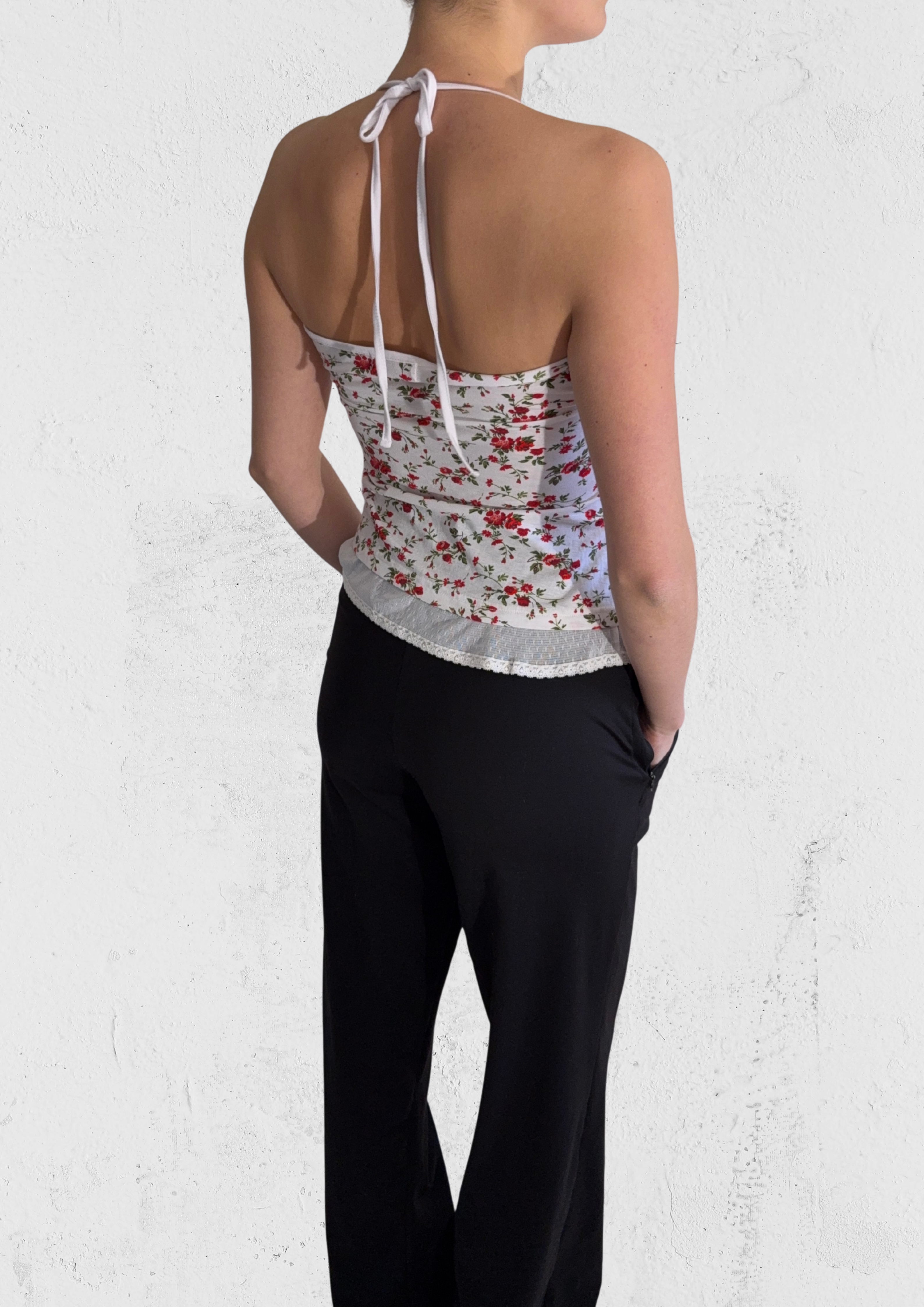 Halter topp - størrelse S/M