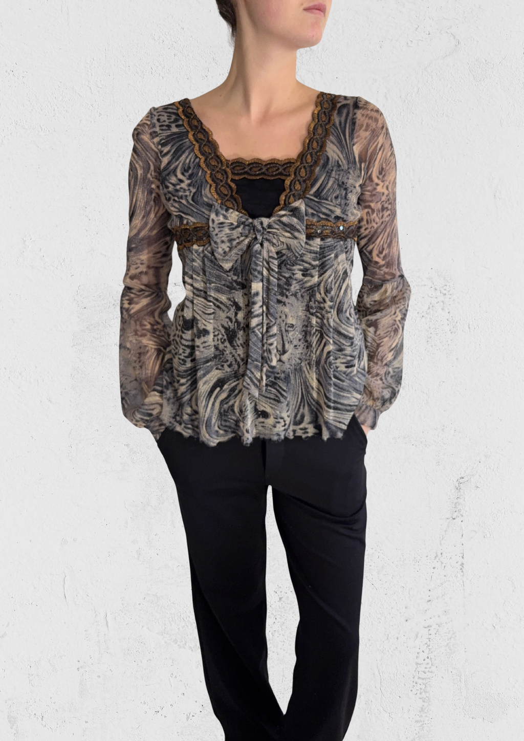 Bluse - størrelse M/L