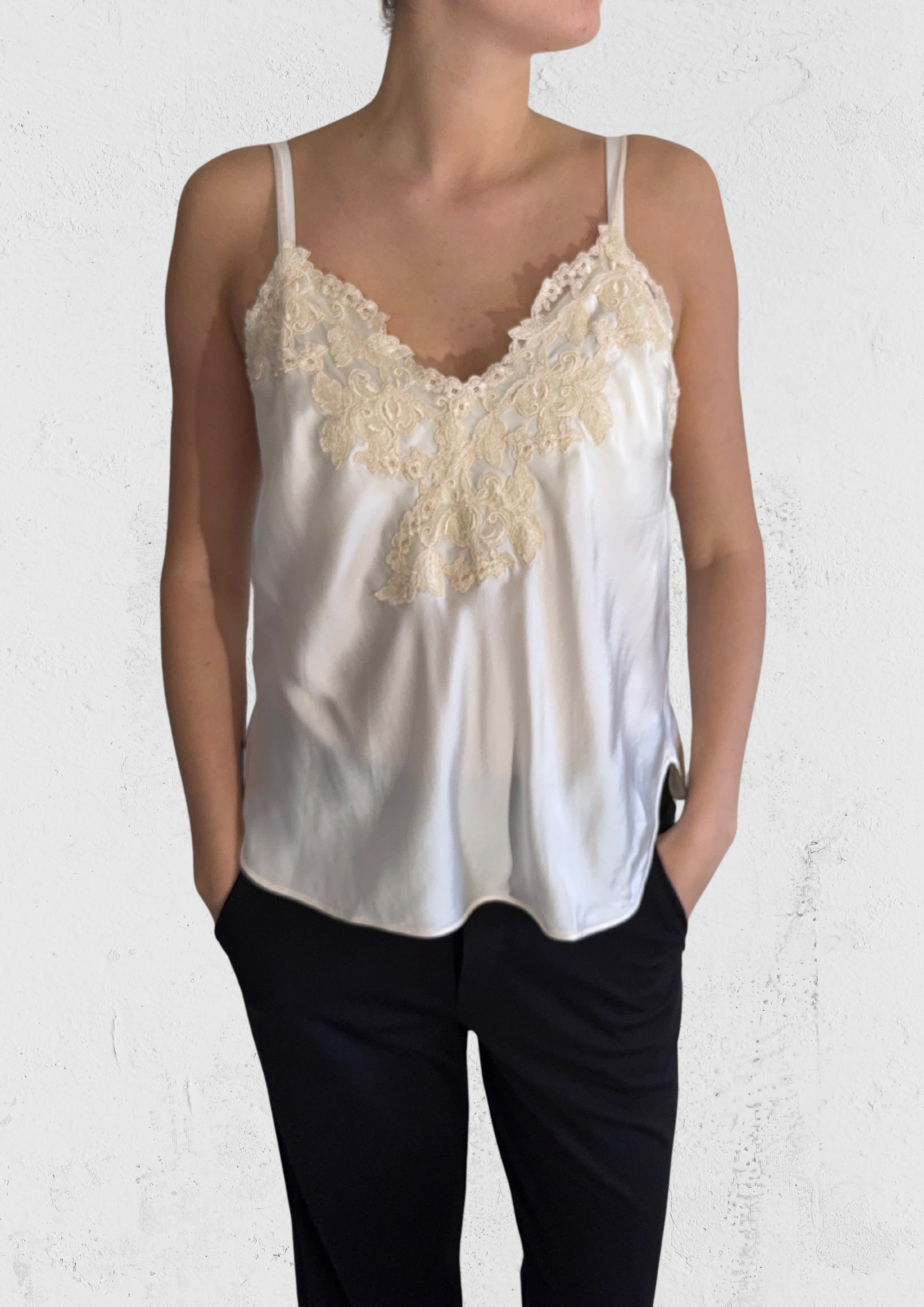 Silke topp - størrelse M/L